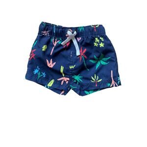 Hanna Andersson tropical print swim trunks